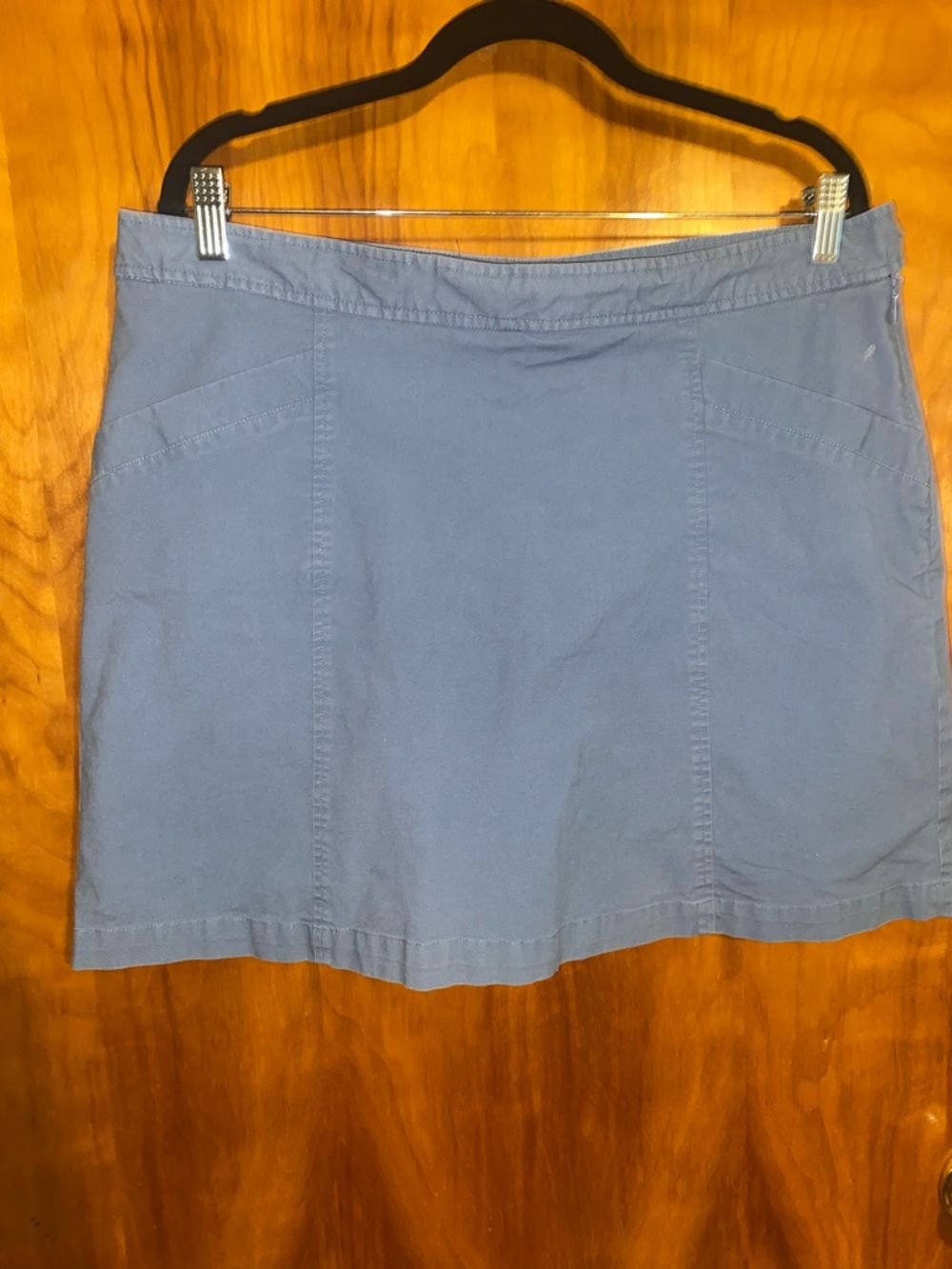 Dockers Light Blue Casual Cotton Skort